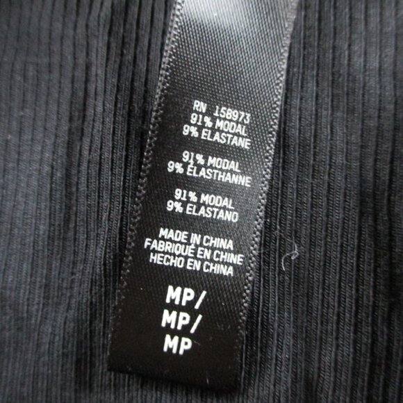 Skims Soft Lounge Petite Long Slip Dress Womens Medium MP Onyx Black NWT NEW - Picture 5 of 7